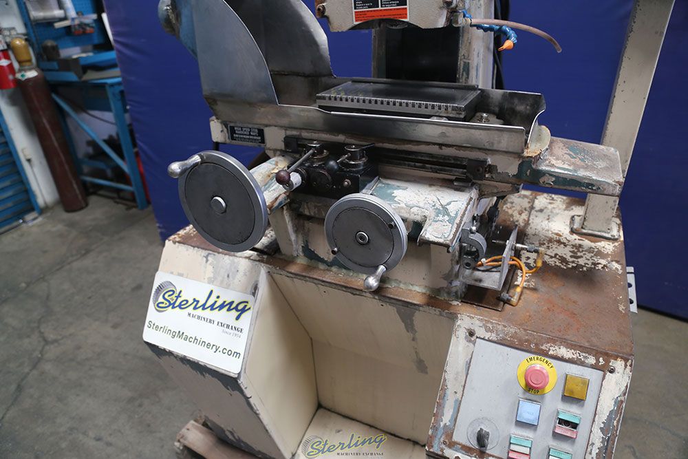 6" x 18" Harig #618, surface grinder, 7" x 5/8" x 1-1/4" wheel, 3450 RPM, manual magnetic chuck, NC computer - Image 6