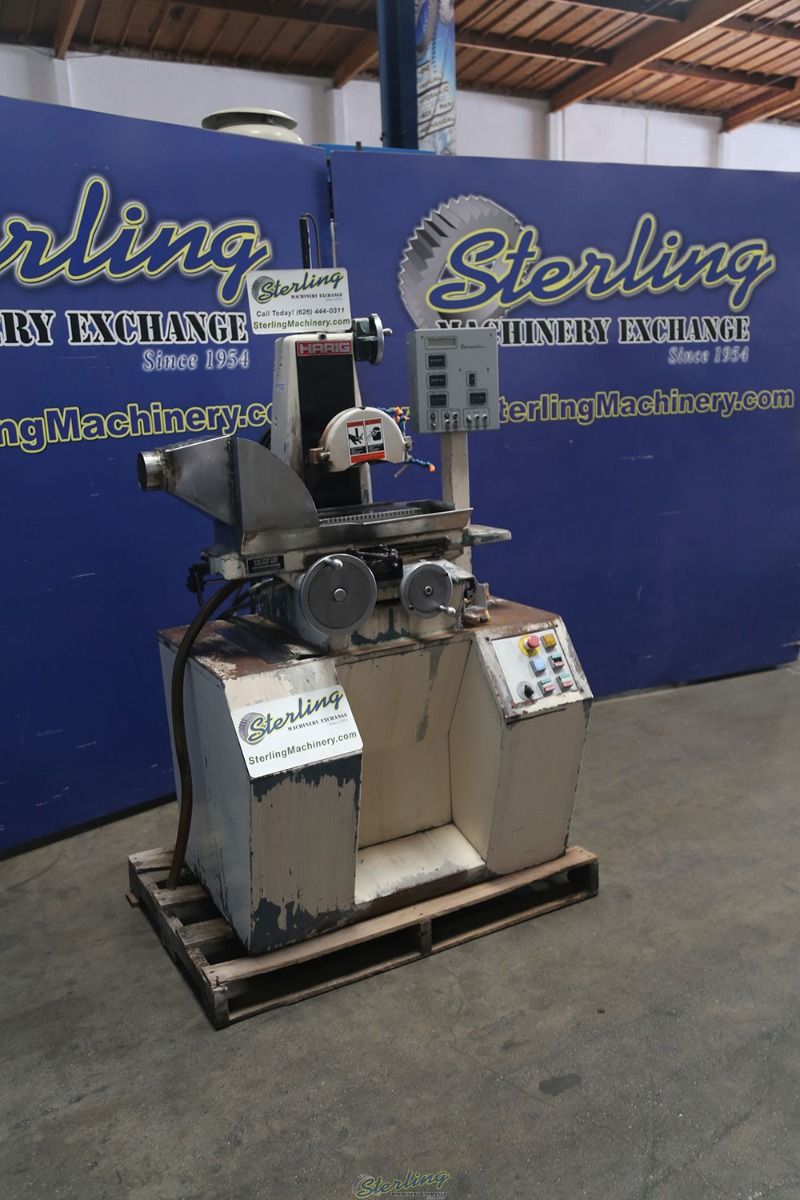 6" x 18" Harig #618, surface grinder, 7" x 5/8" x 1-1/4" wheel, 3450 RPM, manual magnetic chuck, NC computer - Image 10
