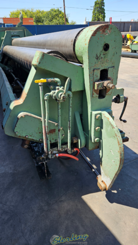 12' x 5/16" Bertsch #8-B, initial pinch power roll, 10.5" roll diameter, 6-12 FPM, rear roll geared & lower - Image 4