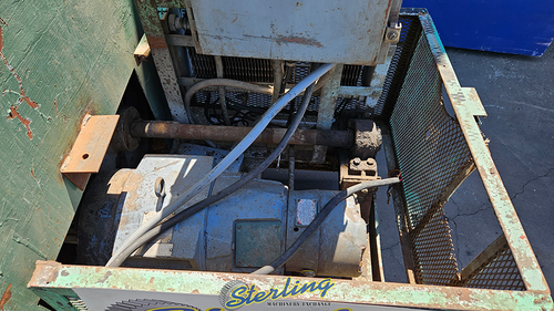 12' x 5/16" Bertsch #8-B, initial pinch power roll, 10.5" roll diameter, 6-12 FPM, rear roll geared & lower - Image 7
