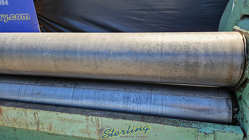 12' x 5/16" Bertsch #8-B, initial pinch power roll, 10.5" roll diameter, 6-12 FPM, rear roll geared & lower - Image 10