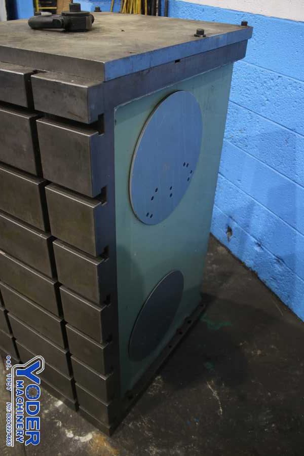 24" x 48" x 30" Giddings & Lewis T-slotted angle plates, stackable, cast iron, #75955 - Image 3