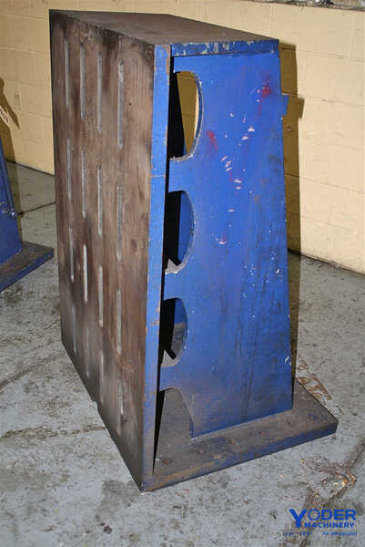 33" x 47-3/4" x 27" Cast iron angle plates, #55459 - Image 8