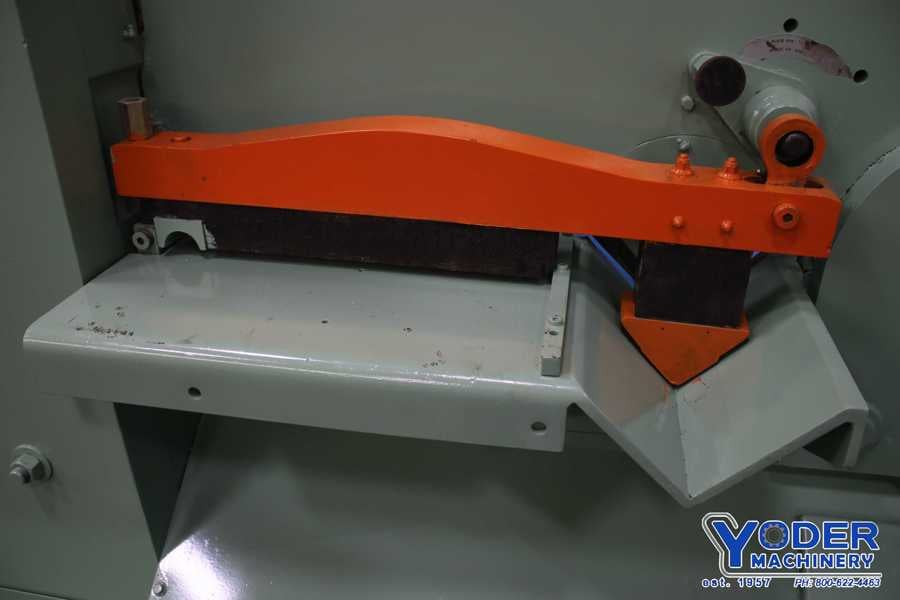 6" x 6" x 5/8" Piranha #PII140, hydraulic ironworker, 140 ton, 20 HP, joystick controls, 1997, #76404 - Image 6
