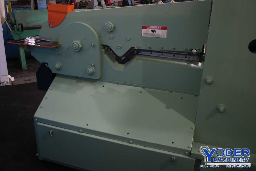 6" x 6" x 5/8" Piranha #PII140, hydraulic ironworker, 140 ton, 20 HP, joystick controls, 1997, #76404 - Image 8