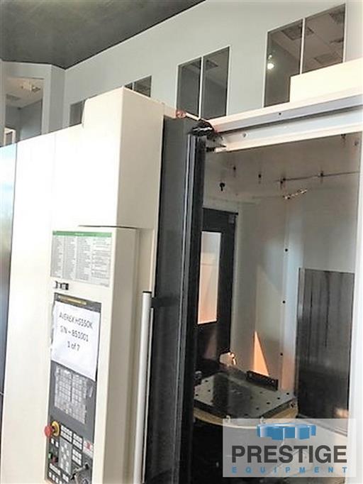 Averex #HS-550K, 31.5" X, 31.5" Y, 19.68" pallets, 0.001°, 60 automatic tool changer, Fanuc Oi-M, thru - Image 3