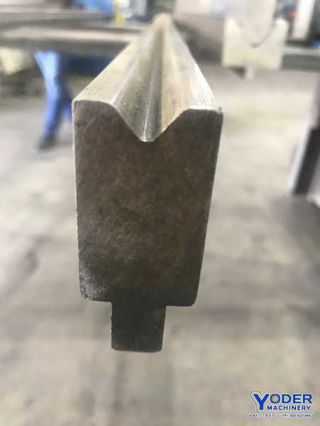 121" L, Female press brake die, 121" L x 1" W x 1-3/4" H, 1/2" die opening, 1/2" tang, #73404 - Image 3