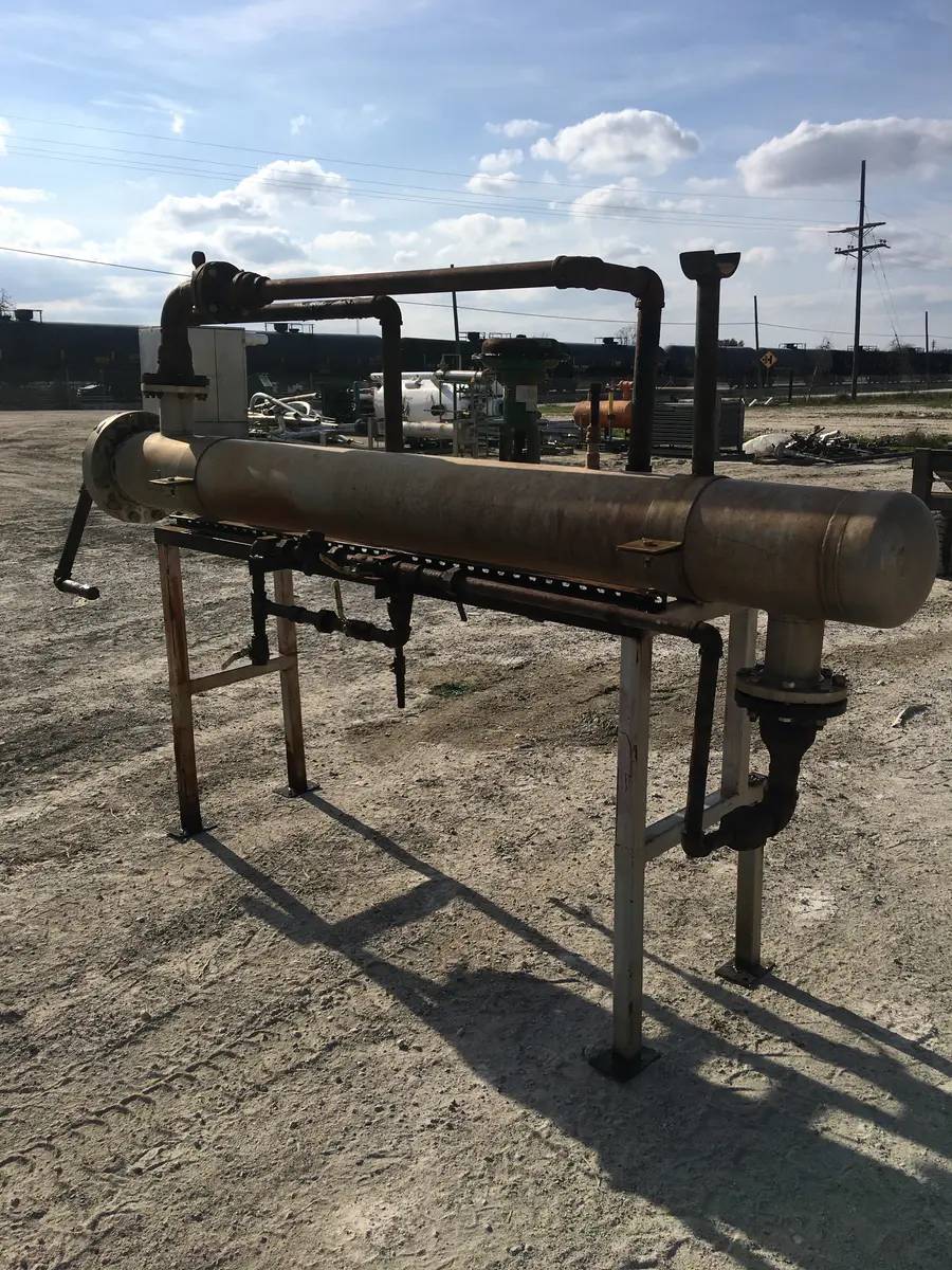 150 psi shell, 150 psi tube, Allegheny Bradford Corp., Shell and Tube Heat Exchanger, (16) 1" diameter x 110" - Image 4