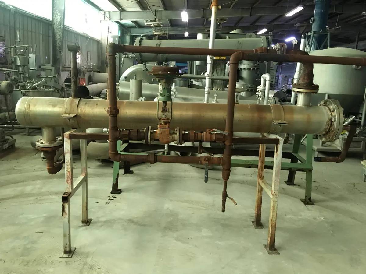 150 psi shell, 150 psi tube, Allegheny Bradford Corp., Shell and Tube Heat Exchanger, (16) 1" diameter x 110" - Image 6