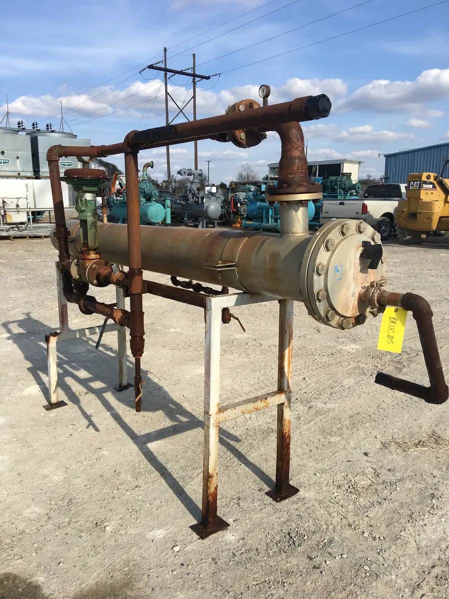 150 psi shell, 150 psi tube, Allegheny Bradford Corp., Shell and Tube Heat Exchanger, (16) 1" diameter x 110" - Image 7