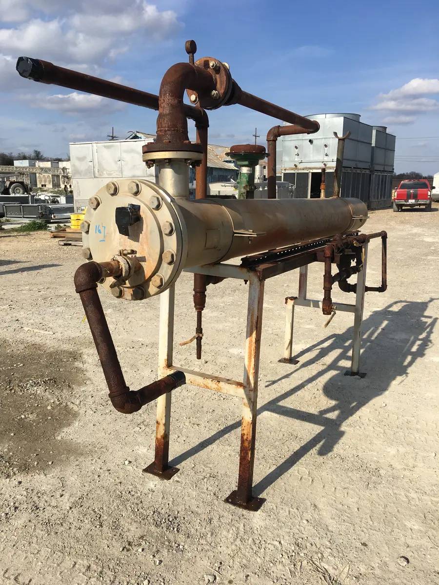 150 psi shell, 150 psi tube, Allegheny Bradford Corp., Shell and Tube Heat Exchanger, (16) 1" diameter x 110" - Image 9