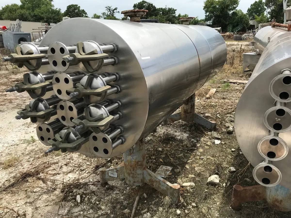 188.5 sq.ft., Chester Jensen #SV-40, Ste-Vac Heater, 4 Passes, (48) 1.5" diameter x 120" L Tubes, 40 gallon - Image 5