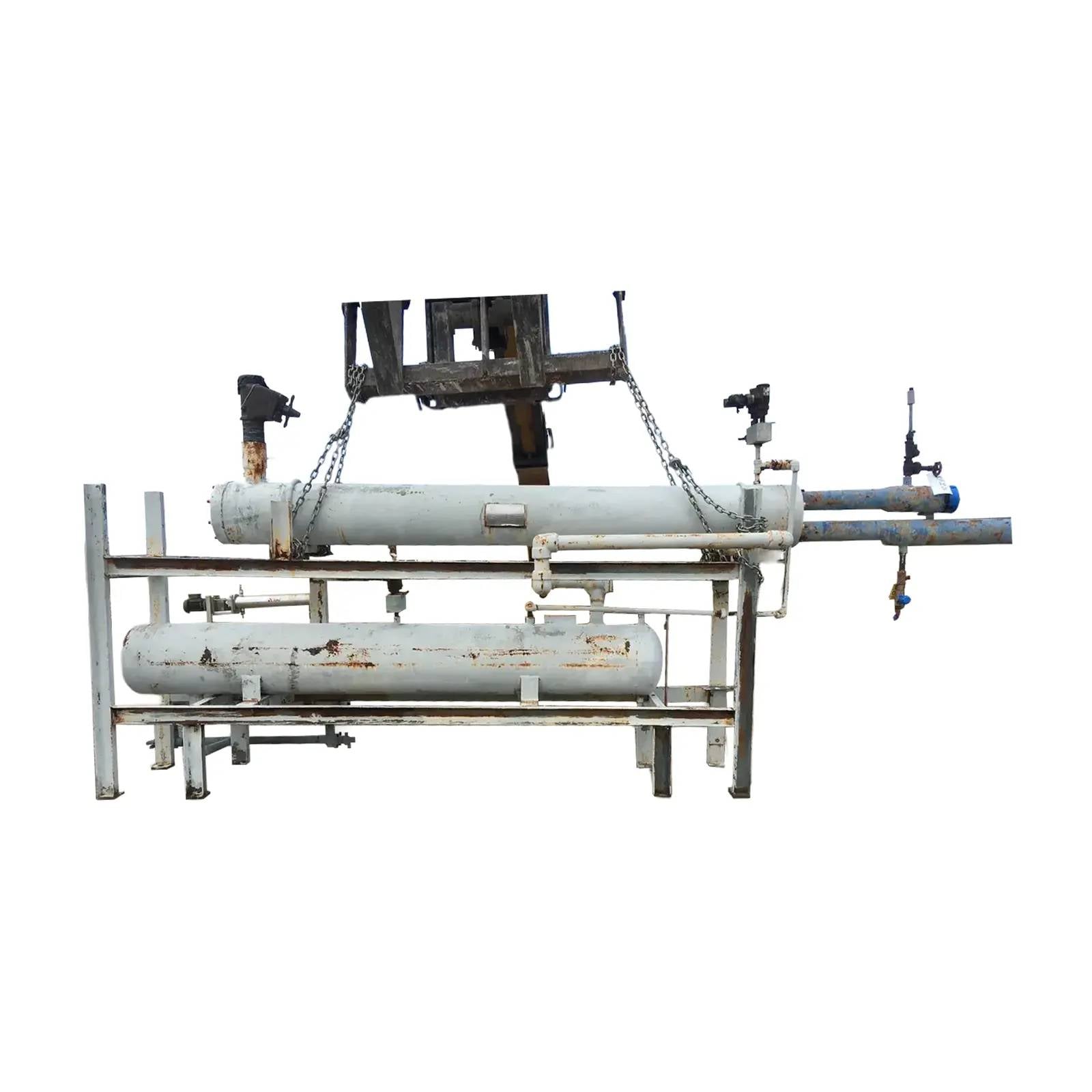 300 psi shell, Precesion & Chil-Con, Shell and Tube Heat Exchanger, 8" diameter x 60" L Tube, 1998 - Image 1