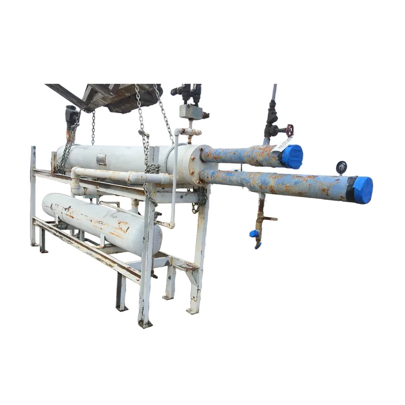 300 psi shell, Precesion & Chil-Con, Shell and Tube Heat Exchanger, 8" diameter x 60" L Tube, 1998 - Image 2