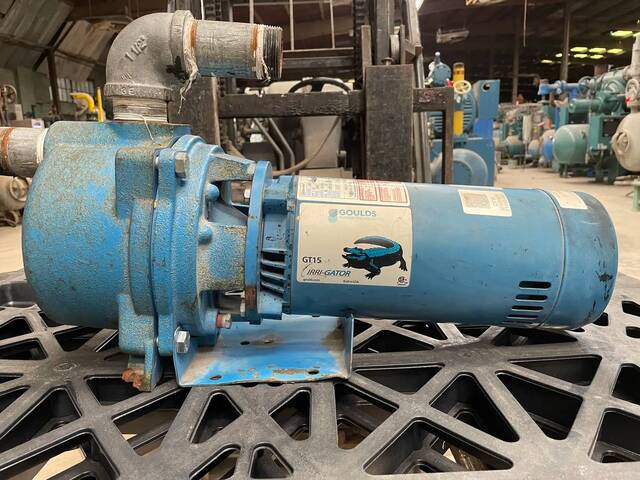 110 GPM, Goulds #GT15, Goulds GT15 Centrifugal Pump, 1.5 HP, 3450 RPM, 115/230 V, 125 psig - Image 1