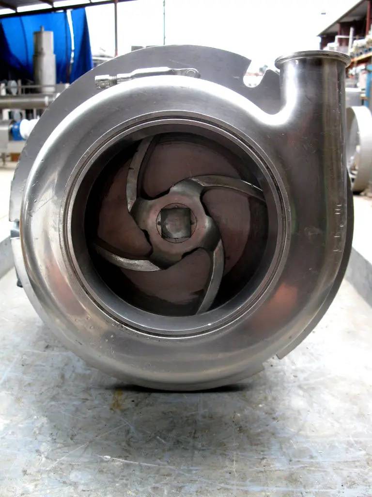 Sanitary Centrifugal Pump, 7.5 HP, 1735 RPM, 220-230/440/460 V, 6.5" diameter Impeller - Image 4