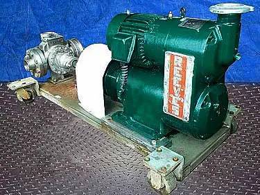 20 GPM, Foster-Wheeler #R1F3-3, Positive Displacement Pump, 3 HP, 150000 SSU, 1740 RPM, 230/460 V, 83.25 RPM - Image 3