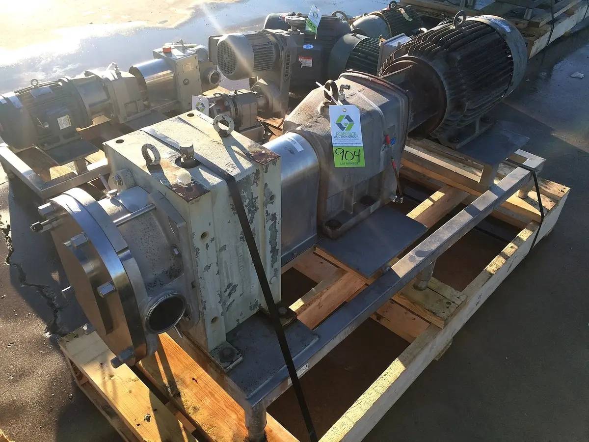 155 GPM, Fristam #FKL150, Positive Displacement Pump, 0.259 Gallons, 15 HP, 176 RPM motor, 208-230/460 V, 600 - Image 5