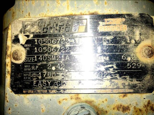 Moyno #SSQ/AAA-3FC3, Progressive Cavity Pump, 1.5 HP, 1740 RPM, 230/460 V, 280 RPM speed - Image 5