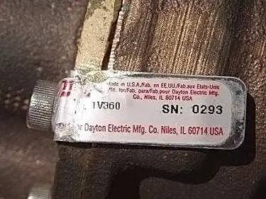 Rotary Positive Displacement Pump #1V360, 0.5 HP, 1725 RPM, 115-230 V, (2) 1" NPT Inlet/Outlet - Image 8