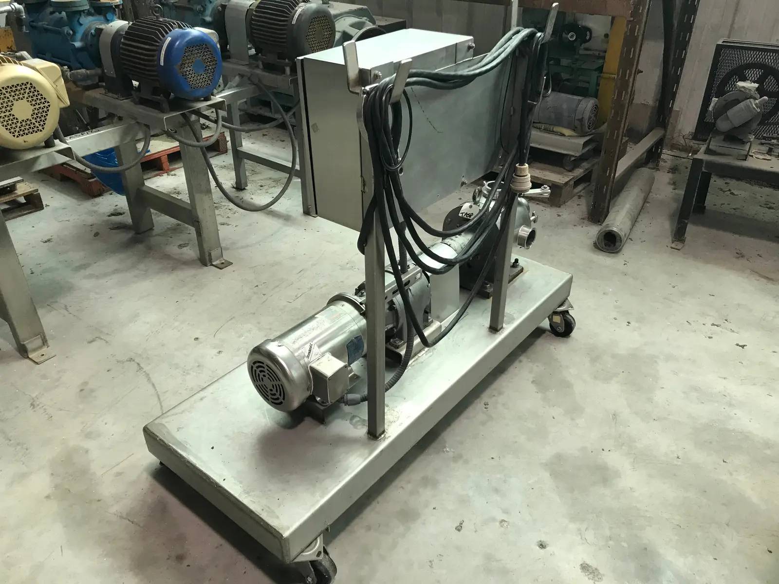 Sine #SPS-35, Positive Displacement Pump, 3 HP, 1760 RPM, 208-230/460 V, 154 RPM speed, (2) 3" Tri-clamp - Image 5
