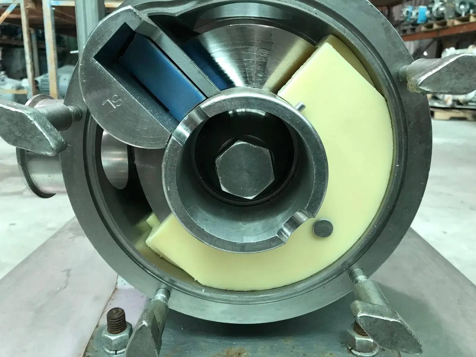 Sine #SPS-35, Positive Displacement Pump, 3 HP, 1760 RPM, 208-230/460 V, 154 RPM speed, (2) 3" Tri-clamp - Image 9