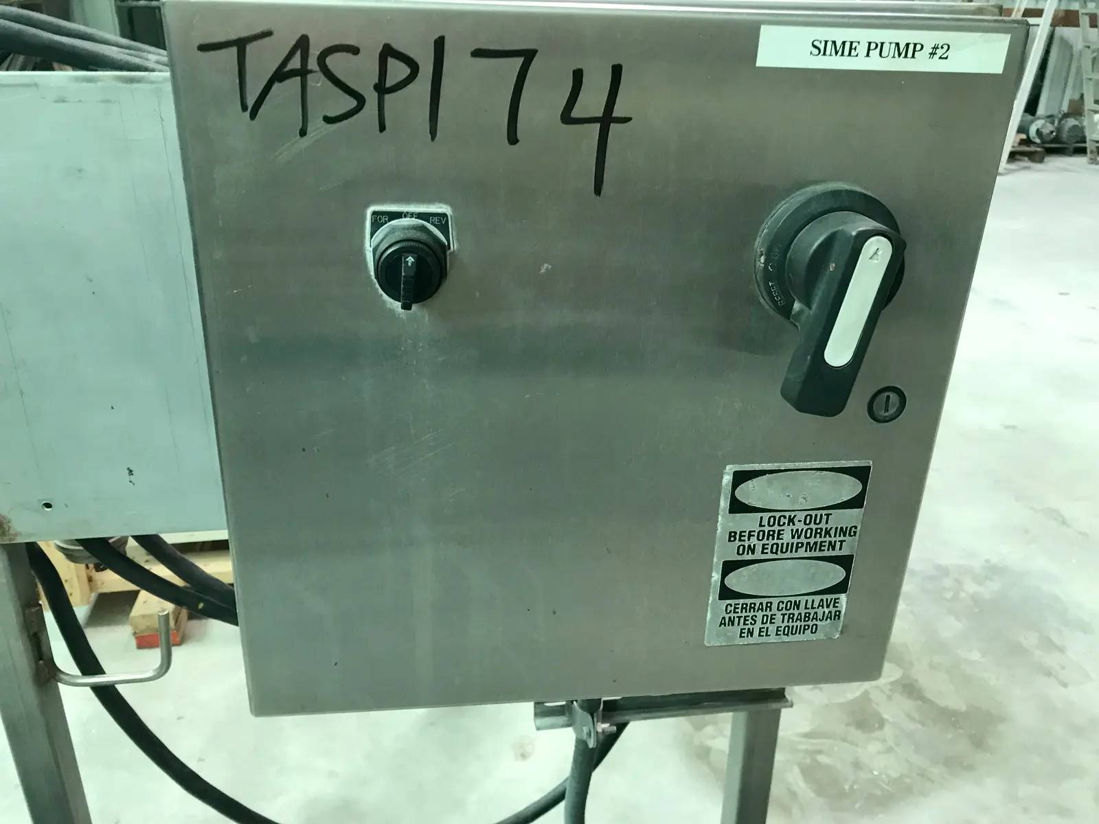 Sine #SPS-35, Positive Displacement Pump, 3 HP, 1760 RPM, 208-230/460 V, 154 RPM speed, (2) 3" Tri-clamp - Image 10