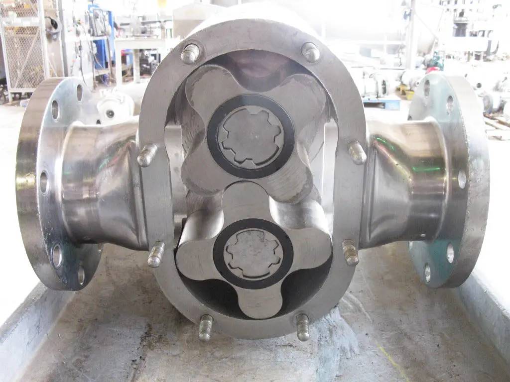 300 GPM, Tri-Clover #PR300, Rotary Positive Displacement Pump, 7.75" rotor size, (2) 6" diameter flange - Image 10