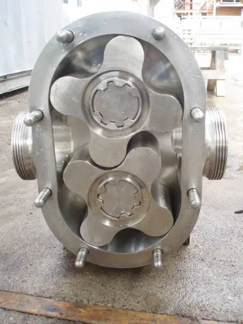 Tri-Clover, Positive Displacement Pump, (2) 6.5" rotor, (2) 4" ACME Inlet/Outlet - Image 8