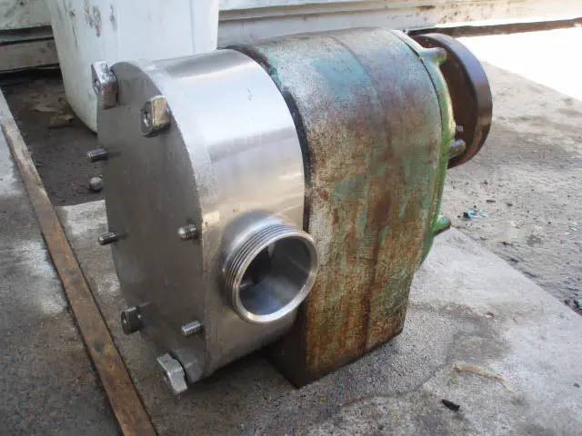 Tri-Clover, Positive Displacement Pump, (2) 6.5" rotor, (2) 4" ACME Inlet/Outlet - Image 9