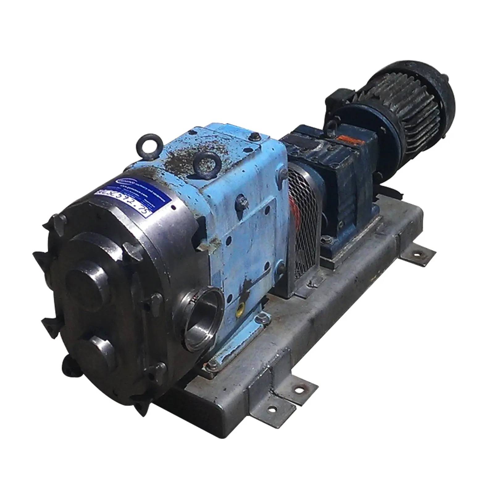 310 GPM @ 200 psi, Waukesha Cherry-Burrell #220, Positive Displacement Pump, 0.522 Gallon, 5 HP, 1725 RPM - Image 6