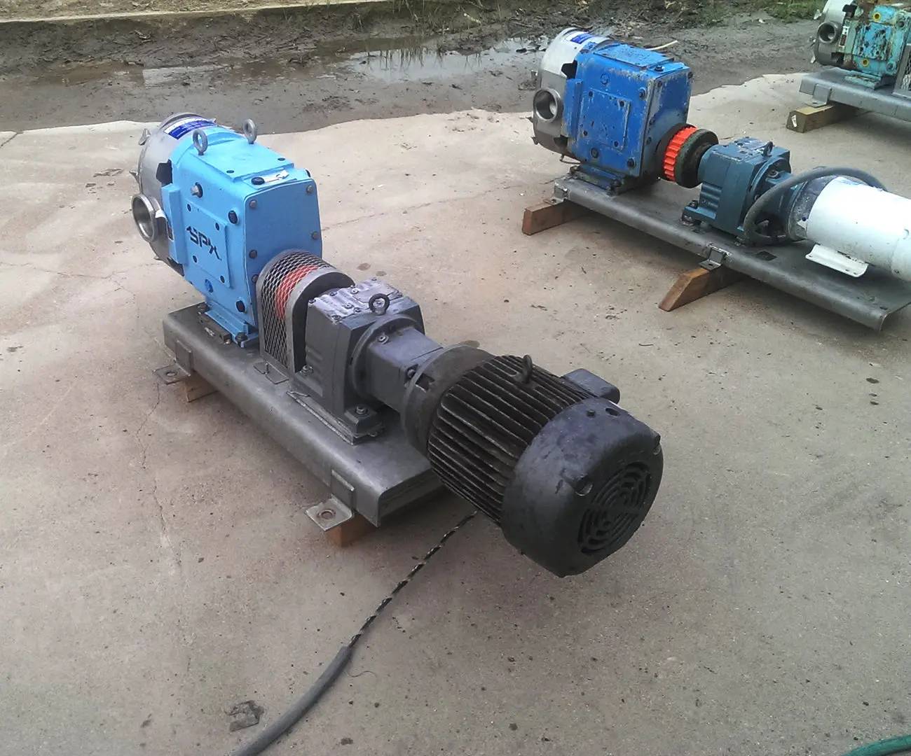 310 GPM @ 200 psi, Waukesha Cherry-Burrell #220-U1, Positive Displacement Pump, 0.522 Gallon, 7.5 HP, 1750 - Image 4