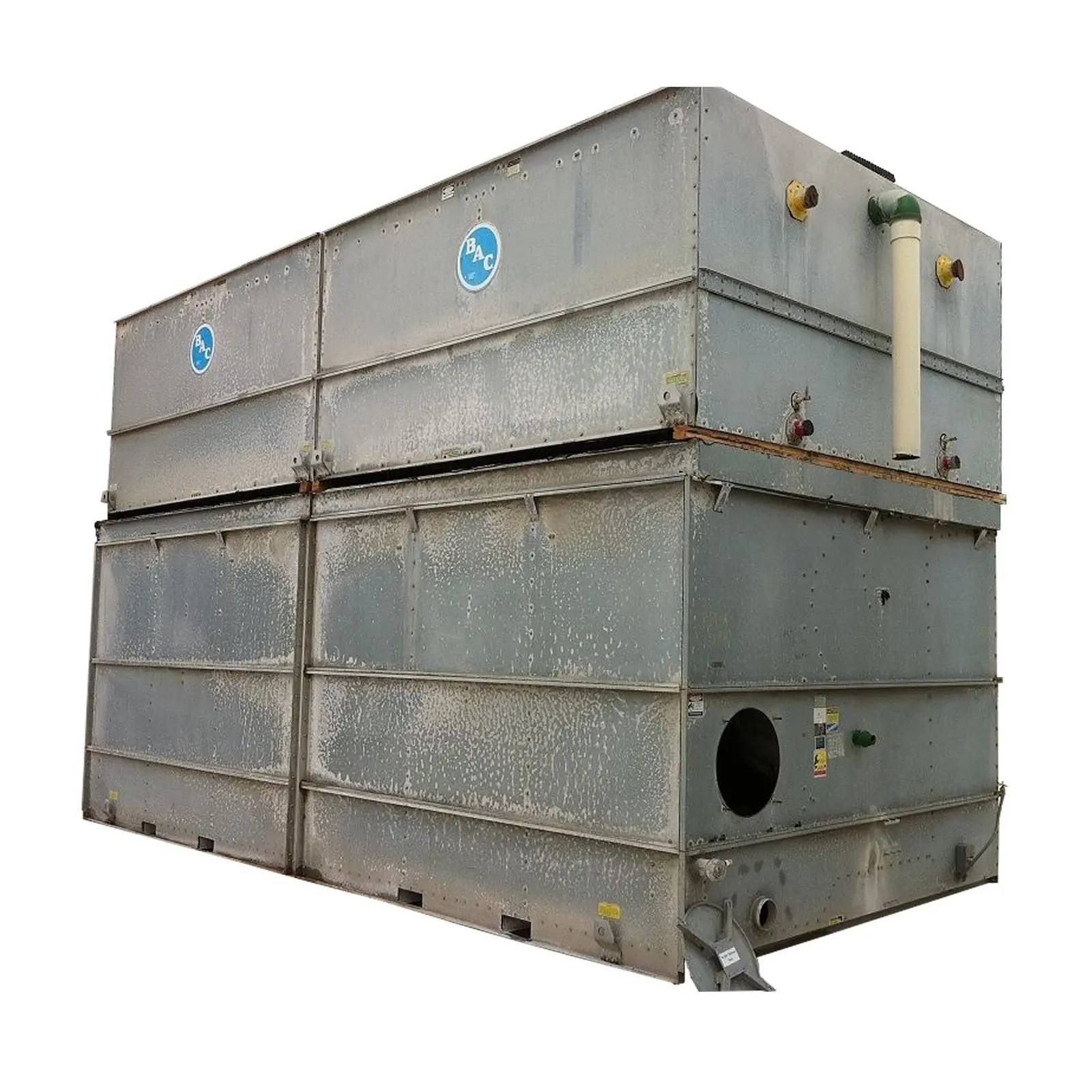 982 Ton, BAC VC2-982, Evaporative Condenser, 1-25 HP Motor, 2 Tower Units, 153900 CFM, 585 GPM, 1995 - Image 1