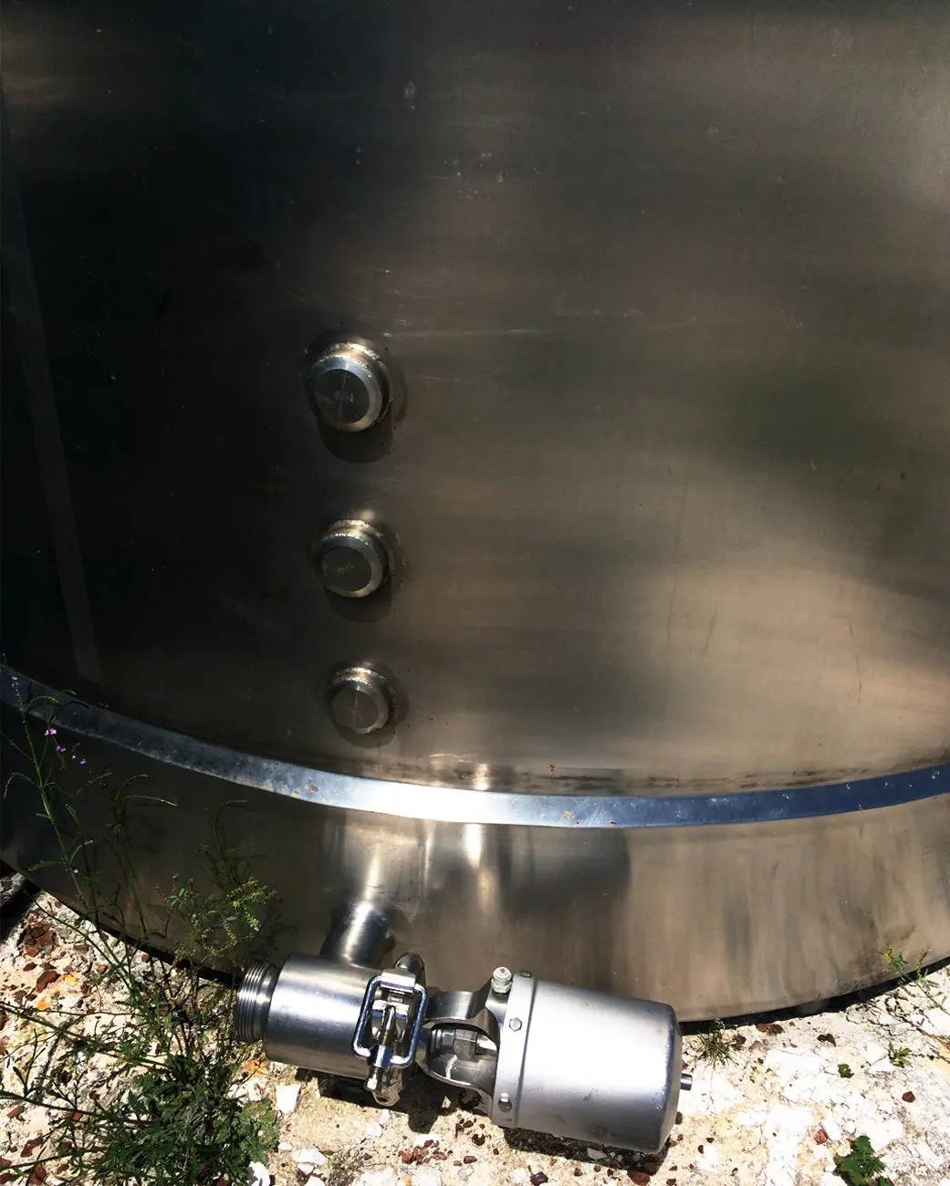 2500 gallon Stainless Steel Single Shell Tank, 0.105" thickness, 7' 1" diameter x 7' 10" Inside straight wall - Image 6