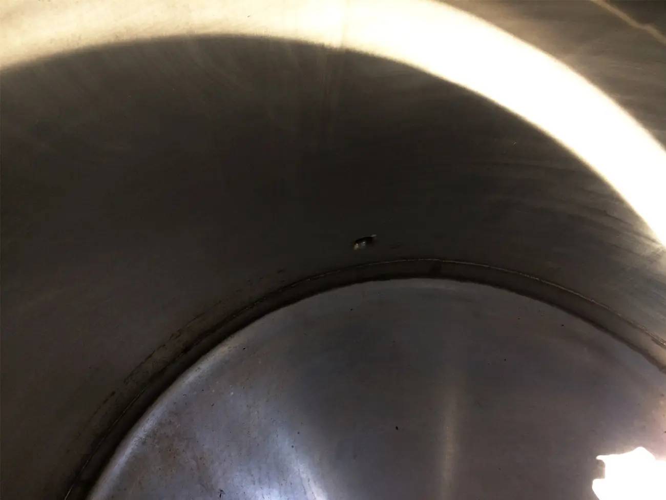 2500 gallon Stainless Steel Single Shell Tank, 0.105" thickness, 7' 1" diameter x 7' 10" Inside straight wall - Image 8