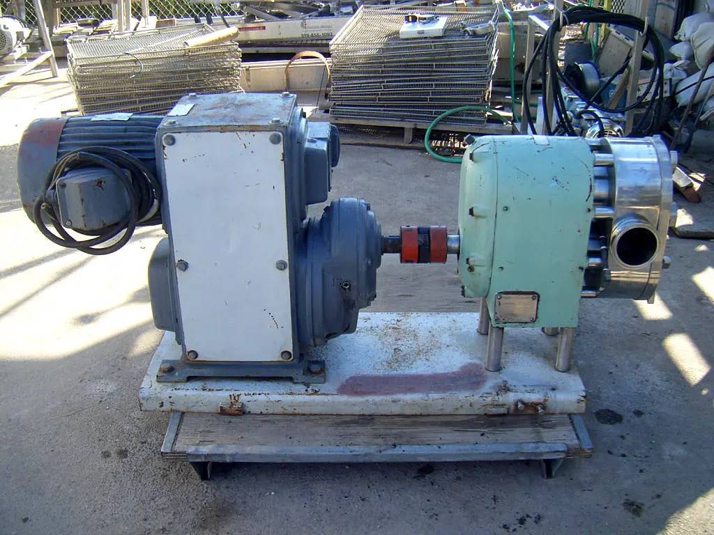 300 GPM, Tri-Clover #PRE300-4M-UH4-SL-S, Positive Displacement Pump, 10 HP, 1755 RPM, 230/460 V, 850 RPM - Image 3