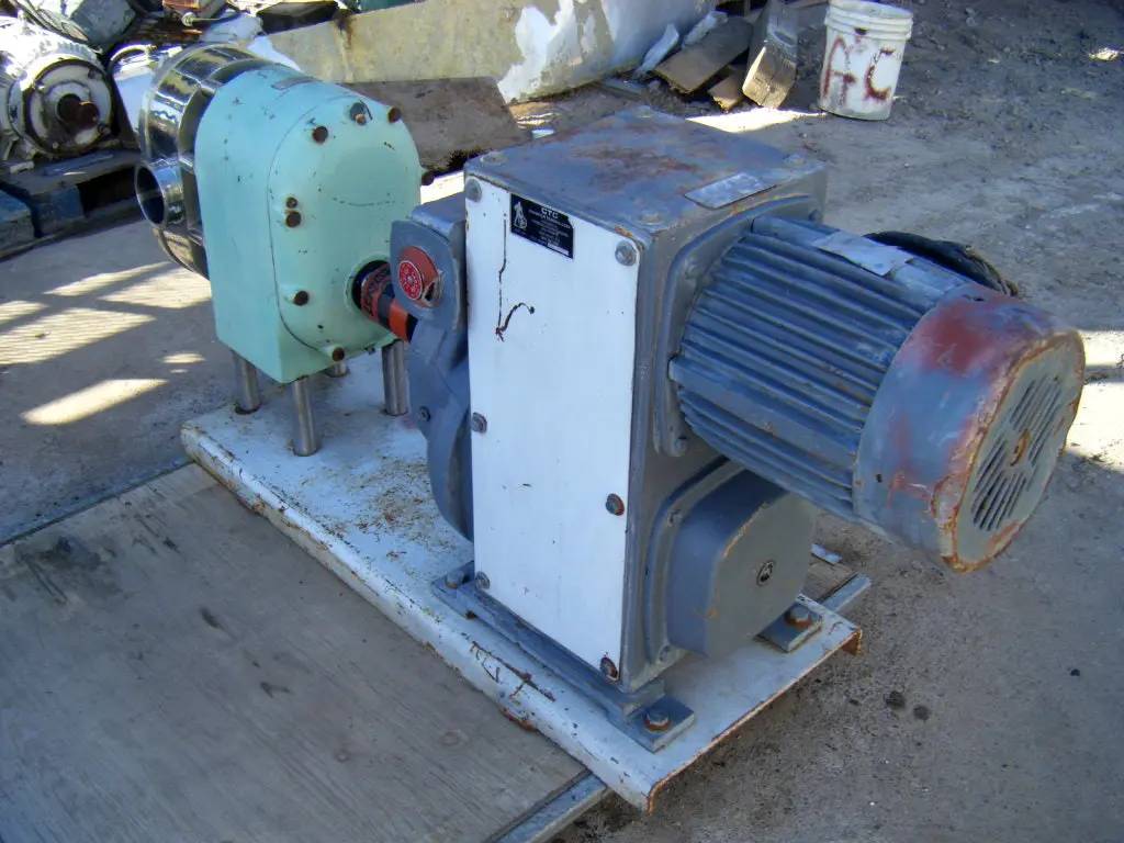 300 GPM, Tri-Clover #PRE300-4M-UH4-SL-S, Positive Displacement Pump, 10 HP, 1755 RPM, 230/460 V, 850 RPM - Image 6