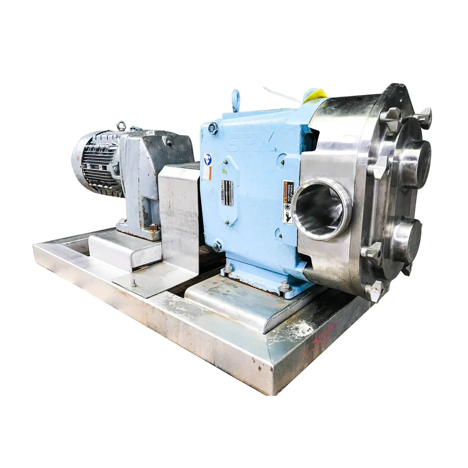 310 GPM @ 200 psi, Waukesha Cherry-Burrell #220-U1, Positive Displacement Pump, 0.522 Gallon, 15 HP, 1765 - Image 4