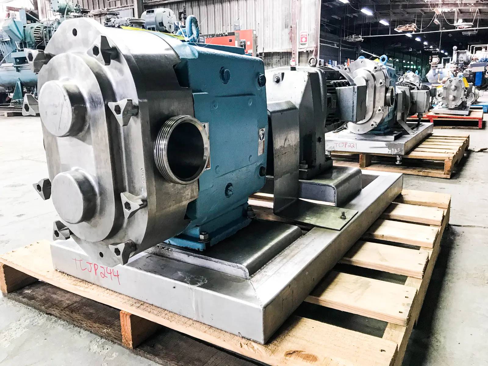 310 GPM @ 200 psi, Waukesha Cherry-Burrell #220-U1, Positive Displacement Pump, 0.522 Gallon, 15 HP, 1765 - Image 5