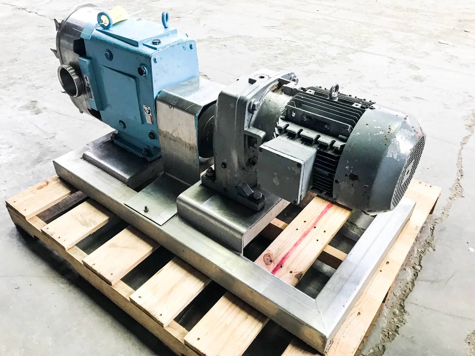 310 GPM @ 200 psi, Waukesha Cherry-Burrell #220-U1, Positive Displacement Pump, 0.522 Gallon, 15 HP, 1765 - Image 8