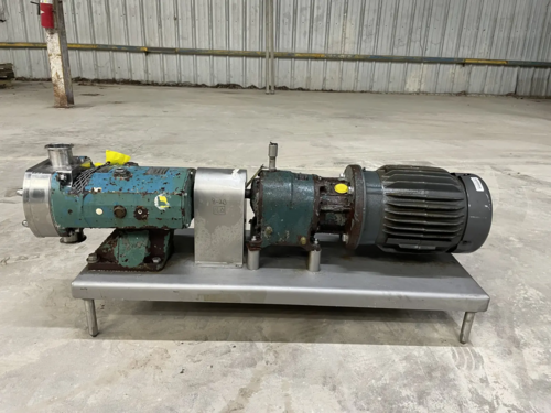 70 GPM, Tri-Clover #TCIP3-NLD, Positive Displacement Pump, 0.07 Gallon, 5 HP, 1750 RPM, 208-230/460 V, 1000 - Image 3