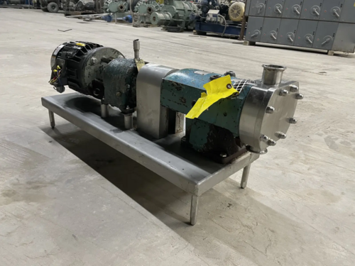 70 GPM, Tri-Clover #TCIP3-NLD, Positive Displacement Pump, 0.07 Gallon, 5 HP, 1750 RPM, 208-230/460 V, 1000 - Image 6
