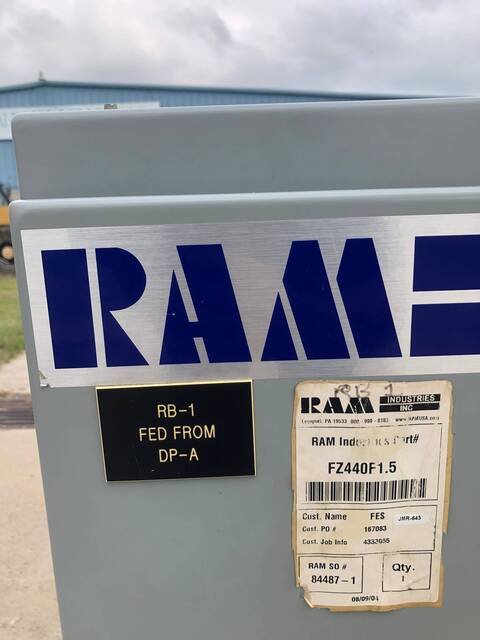 40 HP Ram, FVNR, Motor Starter, 460 V, 60 Hz, 3 phase, FLA: 48, LRA: 280, 2004 - Image 8