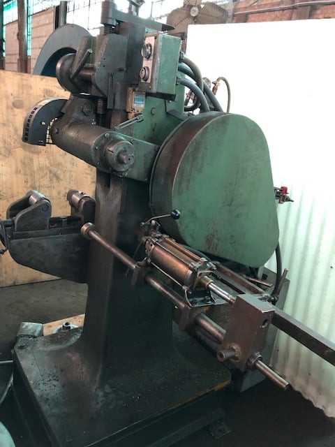 7-1/2" Continental #6A, air-operated, cap: 3/4"- 7-1/2" OD, up to 3/8" wall thickness, 5 HP, extra cut-off - Image 2