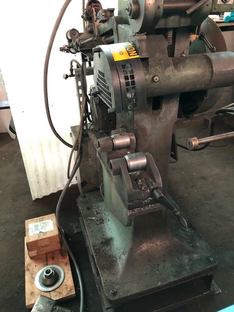 7-1/2" Continental #6A, air-operated, cap: 3/4"- 7-1/2" OD, up to 3/8" wall thickness, 5 HP, extra cut-off - Image 4