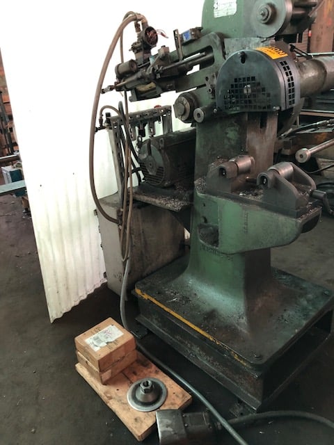 7-1/2" Continental #6A, air-operated, cap: 3/4"- 7-1/2" OD, up to 3/8" wall thickness, 5 HP, extra cut-off - Image 6