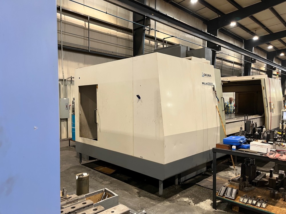 Okuma #Millac-1052VAE, OSP-P200M, 40" x120", #50,6000 RPM, thru spindle coolant, 4th axis interface, 3400 cut - Image 2