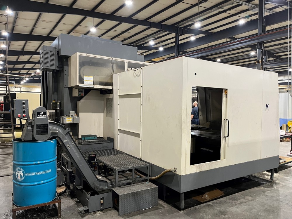Okuma #Millac-1052VAE, OSP-P200M, 40" x120", #50,6000 RPM, thru spindle coolant, 4th axis interface, 3400 cut - Image 3