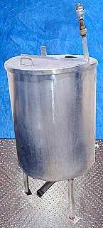 50 gallon Stainless Steel Single Shell Tank, Flip-top front lid - Image 4
