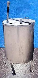 50 gallon Stainless Steel Single Shell Tank, Flip-top front lid - Image 5
